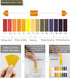 3 Pack pH.1-14 Test Paper - Extensive Litmus Test Paper, 240 Strips with Storage Case for Water, Soil Testing