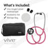 Dualhead Stethoscope, Dual Head Diaphragm Bell for Nurses, Doctors, Cardiology, Veterinary, Pediatrics