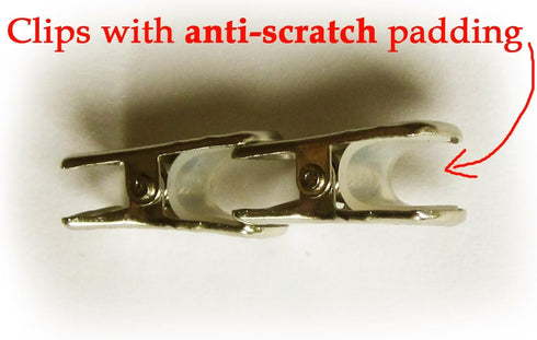 Metal Bulldog Clips for ID Badge Holders, Mini Alligator Grip Style for Lanyards Jewelry, Antique Gold