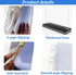 Multi-Page Flip Acrylic Display Stand, T-Shaped 8.5x11 Inches Menu/Photo/Advertisement Holder
