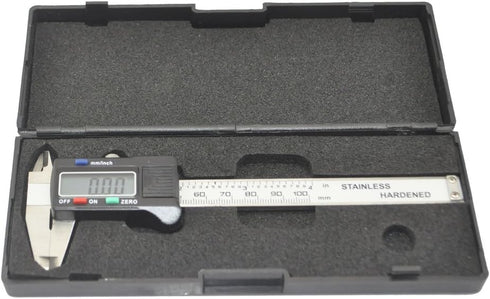 iKKEGOL Precision 100mm Digital Electronic Gauge - 4 Inch Stainless Steel Vernier Caliper Micrometer