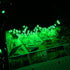 Taoushuleng 40ft 100 8 Solar String Lights Outdoor, Blackish Green Wire, LED with Lighting Modes