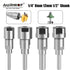 HMVFXBUDK 1/4", 8mm, 12mm, 1/2" Machine(6mm 8mm) Shank Extension & Adapter for Trim Router and Milling