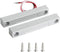 MC-58 NC + NO Wired Magnetic Switch Door Window Reed Switch Micro Alarm Magnetic Contact Security Silver Gray 1pcs -
