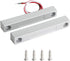 MC-58 NC + NO Wired Magnetic Switch Door Window Reed Switch Micro Alarm Magnetic Contact Security Silver Gray 1pcs -