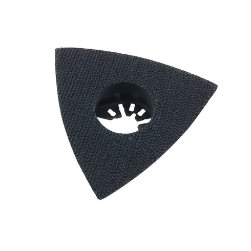 2pcs Black Triangular Hook & Loop Oscillating Multitool Sanding Pads for Quick Release Oscillating Power Tool