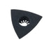2pcs Black Triangular Hook & Loop Oscillating Multitool Sanding Pads for Quick Release Oscillating Power Tool