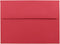 JAM PAPER A7 Colored Invitation Envelopes - Red Recycled - 5 1/4 x 7 1/4 - 50/Pack