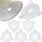 CTEAKOP 6 Pcs Lamp Shade Adapter Ring, E27 Lamp Shade Ring, Lamp Shade