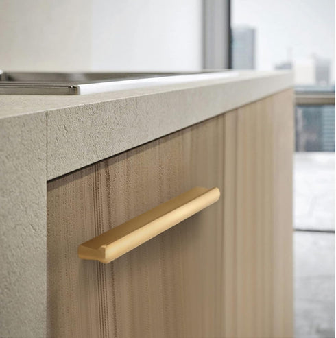 YHBZ 2Pcs 128mm,Aluminum Pull,Gold,Holedistance128mm Cabinet Handles,Wardrobe Door Pulls,Kitchen Door Knobs Drawer