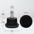 AXL Bell Glides Replacement Office Chair or Stool Swivel Caster Wheels to Fixed Stationary Castors, Replacement Chair Without Wheels and High Bell Glides - Set of 5 Pack (Low)