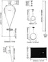 QWORK 1000ml Heavy Wall Conical Separating Funnel, 24/29 Fitting with PTFE Stopcock + Laboratory Distillation Support