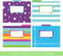 Barker Creek Happy File Folders, Set of 12, Letter Size, 1/3 Cut Tabs for Home, School, Office