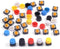 25Pcs Momentary Tact Tactile Push Button Switch 12x12x7.3mm Micro Switch 4 Pins SMD PCB with Cap for Arduino (Pack of