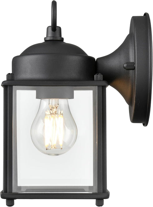 ML 210001-TBK 1-Light Lighting Outdoor Wall Sconce in Textured Black Finish