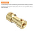MECCANIXITY 10pcs Brass Shaft Coupling Joint Connector 2mm to 3mm with Screws for RC Model Car Airplane Motor