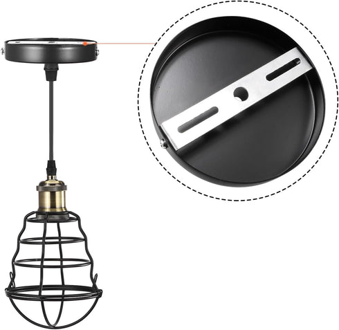 115x20x15mm 2 Set MECCANIXITY Ceiling Light Plate Kit Lighting Fixture Mounting Bracket for Home Office Chandelier