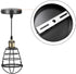 115x20x15mm 2 Set MECCANIXITY Ceiling Light Plate Kit Lighting Fixture Mounting Bracket for Home Office Chandelier