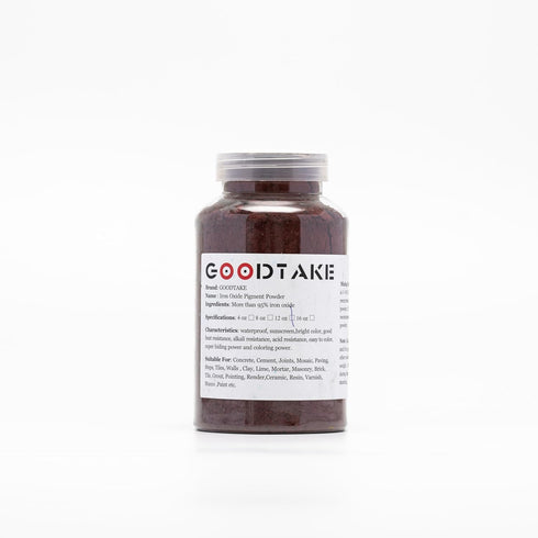 Wine Red Concrete Pigment Powder - Iron Oxide Dye for Tile, Paint, Mortar, Grout, 4 oz