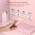 Eyoyo Mini 1D Bluetooth Barcode Scanner, 3-in-1 Portable Barcode Reader for Windows, Android, iOS (Pink)