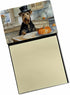 Caroline's Treasures Airedale Terrier Fall Kitchen Pumpkins Sticky Note Holder, Refillable Dispenser, Memo Pads