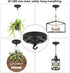 6IN 22LBS Light Canopy Kit, Chandelier Kit with Hook, Matte Black Ceiling Metal for Pendant Light, Chandelier, Grow