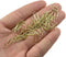 HAHIYO 50 Pack Sturdy Paper Clips, 0.59 inches Length Heavy Duty Rust Proof Reusable Metal Bright Gold