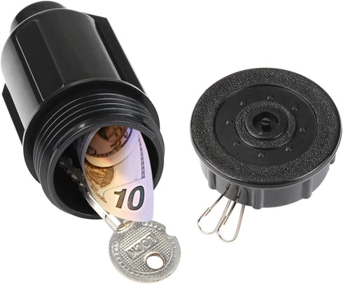 Labriciyon Black Uncles Outdoor Key Holder Sprinkler Head Hideaway for Your Valuables Waterproof and Resistant