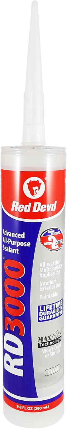 Red Devil 987 0987 Advanced All Purpose Sealant, 1-Pack, Clear by Red Devil