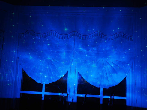Starry Star Projector, Galaxy Night Light, Star Light Projector for Bedroom Decoration, Party Ambiance Enhance