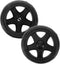 ABOOFAN 2pcs Replacement Rolling Cart Wheels for Shopping Cart Utility Laundry Basket