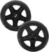 ABOOFAN 2pcs Replacement Rolling Cart Wheels for Shopping Cart Utility Laundry Basket