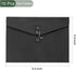 YOKIVE 10 Pack String Envelope File Folder, String Tie Closure Paper Pocket Folders for Office, Black, A5