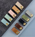 PuLaif Handle,4Pcs Furniture Leather Handles,Cabinet Single Hole Top Layer Leather Handle Wardrobe Shoe Cabinet Door