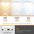 2 Pack 2700K/4000K/6500K 7 Inch 15W Closet Non-Dimmable Brightever Motion Sensor Ceiling Light Wired, Small LED Flush