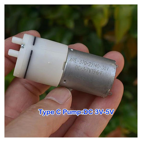 NJFSWNXOR 1PCS 5V 12V 370 Vacuum Pump DC Diaphragm Pump USB Small Air Pump Pump Breast D