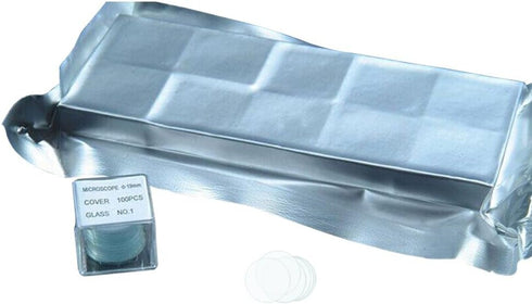 Round CoverSlips, 12mm Microscope Cover Glass, 0.13mm~0.16mm Thickness, Pack of 100pcs