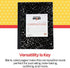School Smart Hard Cover Ruled Composition Book, 150 Sheets, 9-3/4 x 7-1/2 Inches
