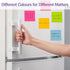 HappyHapi 36-Pads Sticky Notes, 3x3 in, 80 Sheets/Pad, 8 Bright Colors, Bulk Vibrant Sticky Notes, 2880 Sheets Total