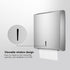 MSHHDK Commercial Paper Towel Dispenser Wall Mount Stainless Steel Paper Towel Holder with Lock Toilet Paper Napkin