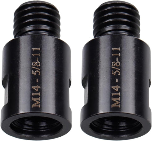 Wolfride M14 to 5/8" Angle Grinder Attachment Adapter, M14 Female to 5/8-11 Male Adapter (2 Pcs)