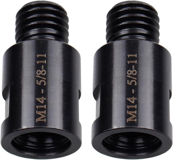 Wolfride M14 to 5/8" Angle Grinder Attachment Adapter, M14 Female to 5/8-11 Male Adapter (2 Pcs)