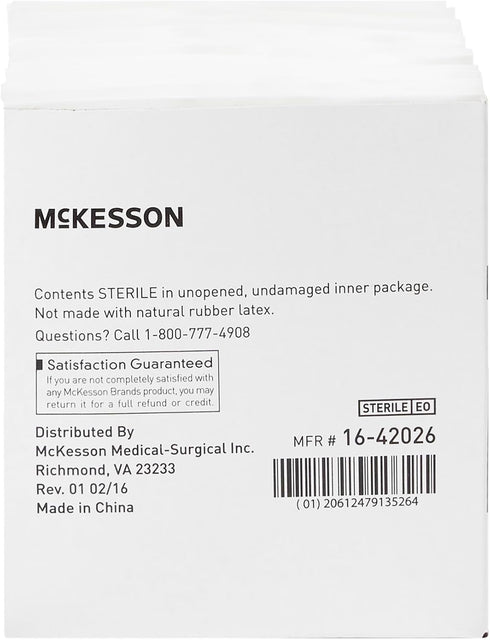 McKesson Split Sponges - 6-Ply Sterile I.V. and Tracheostomy Dressings, 2 in x 2 in, 2 per Pack