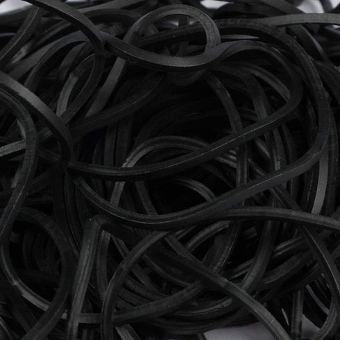 JAM PAPER Durable Rubber Bands, Size 16, Black Multi-Purpose Rubberbands, 100/Pack