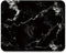 Audimi Mouse Pad, Medium Anti-Slip Base Mouse Mat for PC Office Working Gaming, Black Marble