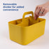 BLUE GINKGO Stackable Multipurpose Caddy Organizer with Handle | Desk, Makeup, Dorm, Classroom Art Organizers (Made in