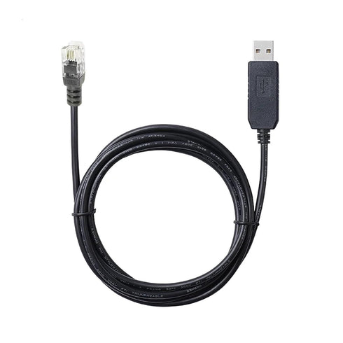 WQGDUIGF Iop-Ron 4P4C RJ9 to USB RS232 Serial Cable for IEQ30 Pro IEQ45