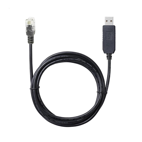 WQGDUIGF Iop-Ron 4P4C RJ9 to USB RS232 Serial Cable for IEQ30 Pro IEQ45