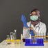 iplusmile Test Tube Drying Rack, 66 Place Pillar Stand for Drying Test Tubes, Random Color
