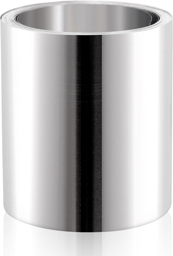 Peohud 6'' x 60' Aluminum Flashing Roll, 0.2mm Thickness Aluminum Roof Panel,